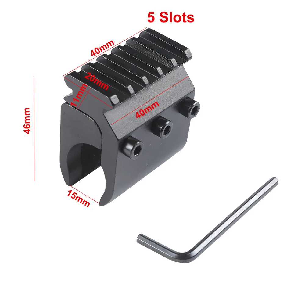 

Tactical Hunting Rifle Gun Scope Mount Converter 20MM Laser Sight Base Flashlight Mount Picatinny Rail Weaver Mount Base Adapter