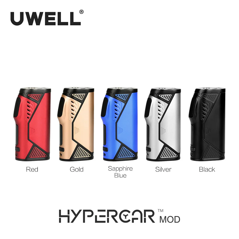 Uwell Hypercar 80W TC Box Mod Electronic Cigarette Compatible with Whirl Tank Atomizer Uwell Hypercar 80W TC Box Mod Electronic Cigarette Compatible with Whirl Tank Atomizer