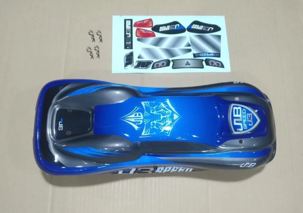 

JLB RACING J3 SPEED PARTS 1:10 Brushless Truggy EC1007 SHELL BODY-gray RC CAR PARTS