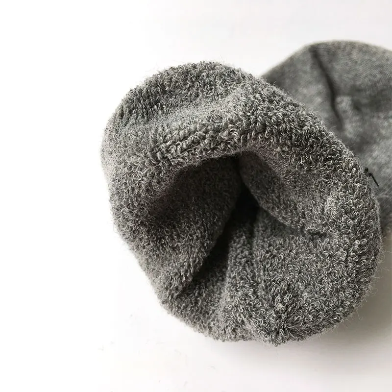 5 пар/компл. теплые хлопковые флисовые зимние носки Для мужчин теплая одежда Argyle Sokken мужской высокой Повседневное Бизнес Блаце серый