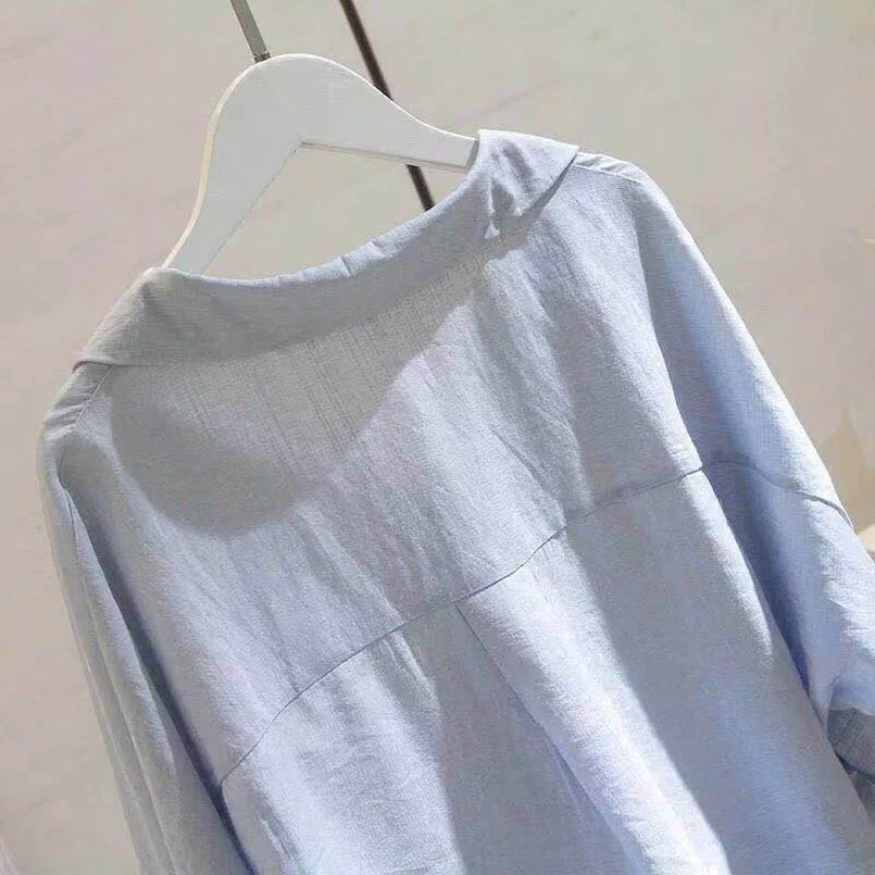 Linen Shirt blue 3