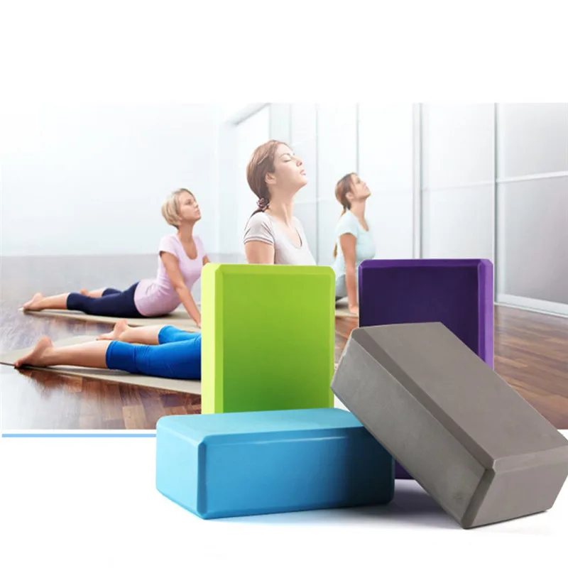 

High-density Environmental Protection Thick Solid Color Yoga Brick EVA Yoga Brick Color Foam Block Brick Sports fitness Tools