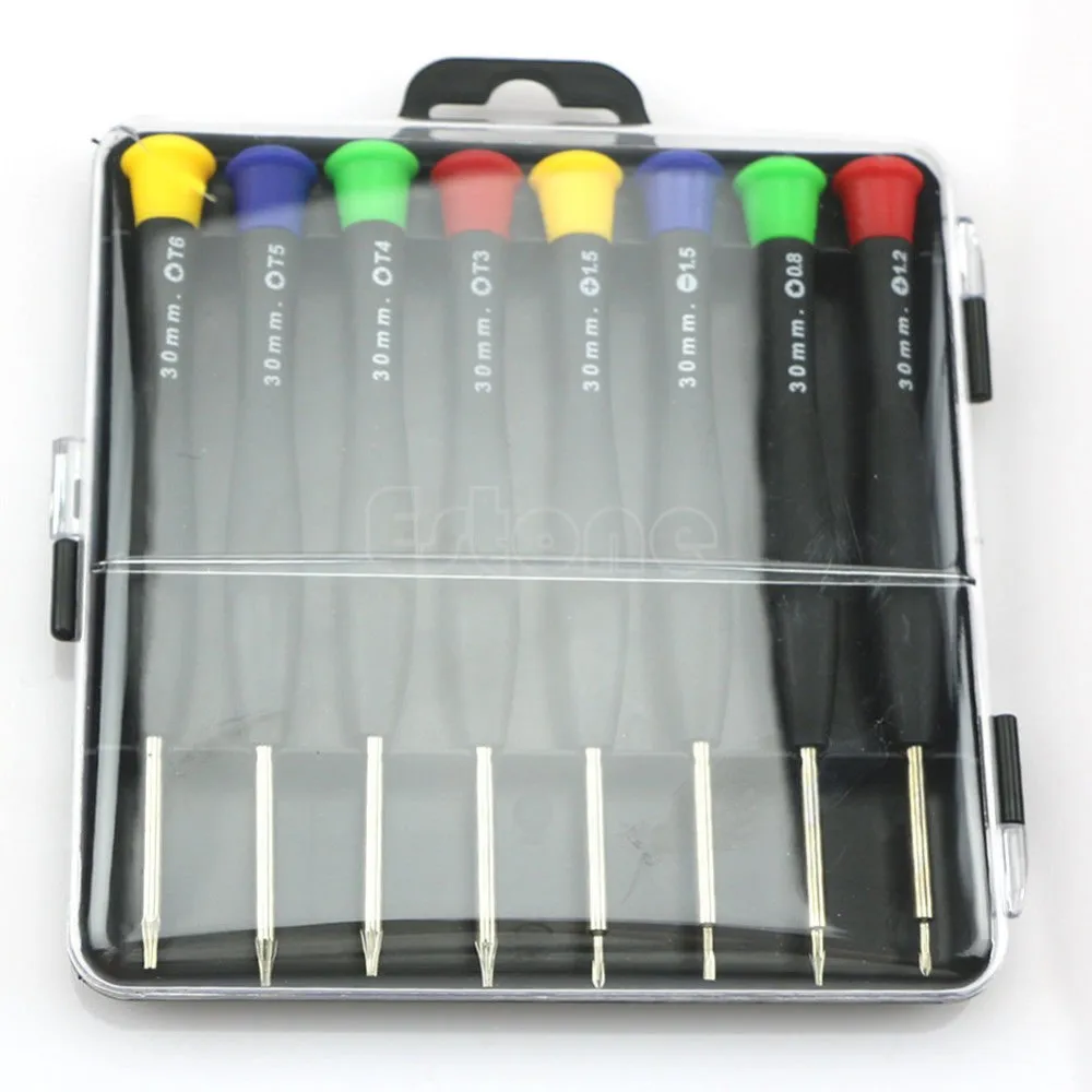 

New 8 in 1 Precision Mini Pocket Repair Tools Screwdriver Set For Cell Phone PC