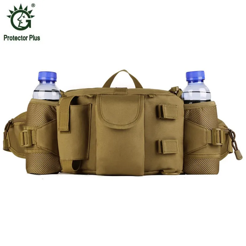 

Men's Military Waist Packs Waterproof Male Hip Belt Bum Fanny Pack Man Bicycle Equipment Waist Bag Men Nylon Pouch Hike 2017 S84