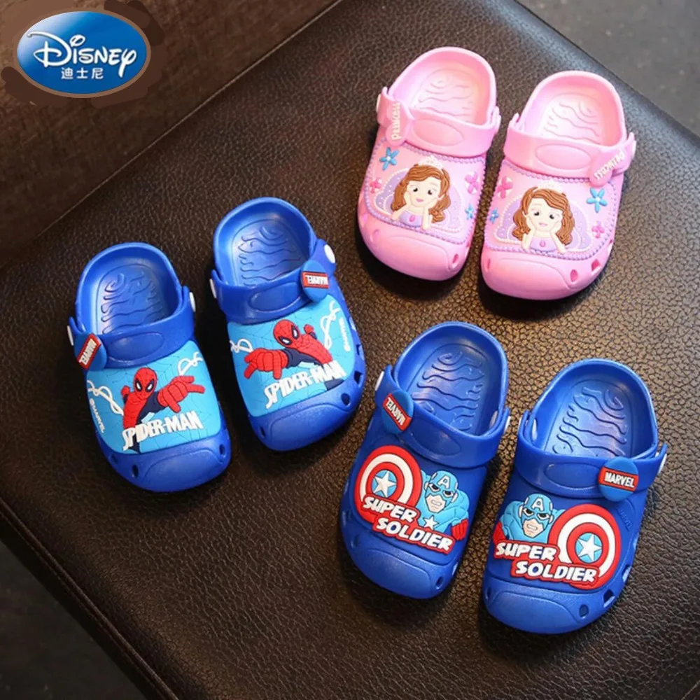 

Disney 2018 car garden shoes princess girls sneakers hollow cute hole jelly casual shoes children beach non-slippery breathable