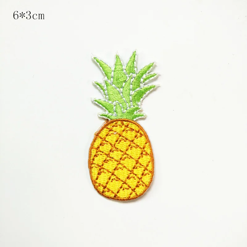 1 шт. фрукты parches Вышитые Утюг на Пластыри для Костюмы DIY Одежда в полоску стиле