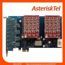 8 FXO порт AEX800 PCI-E карта-FXO карта-digium карта Asterisk аналог FXO digium sangoma для Asterisk VoIP шлюз PABX