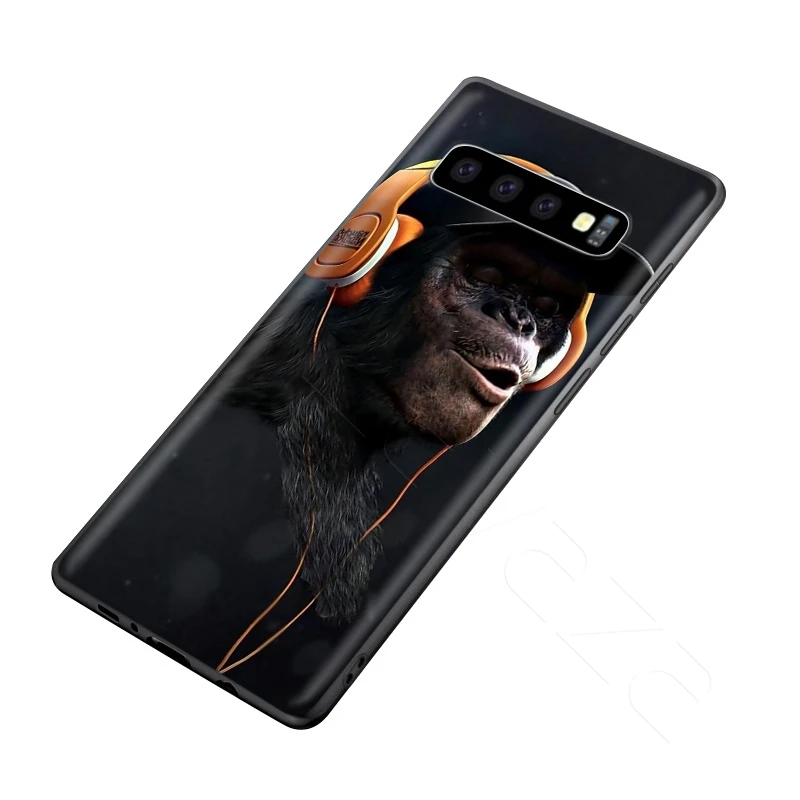 Чехол Swag с банданой и в виде обезьяны гангстера черепа для Samsung Galaxy S20 S10 S9 S8 S7 S6 Plus