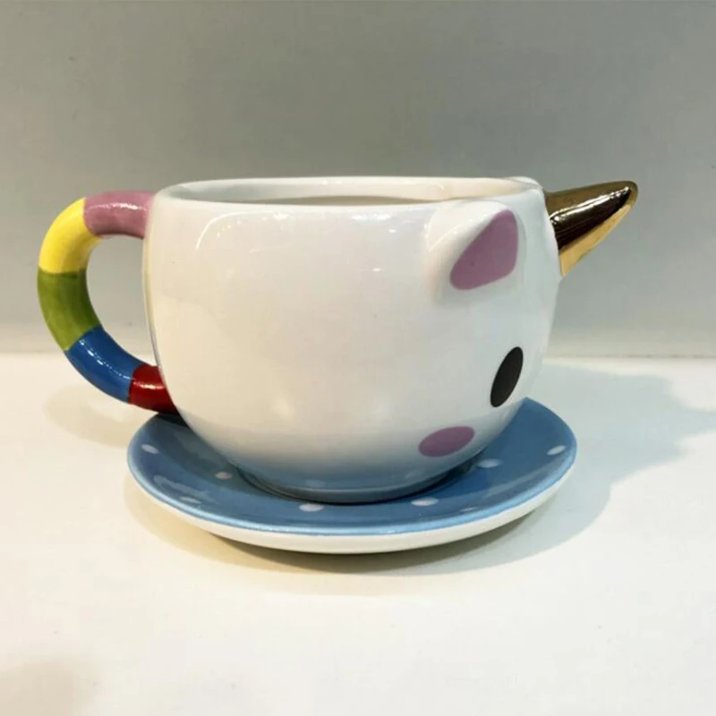 Креативная керамическая чашка Ручная роспись 3D кружка кофейная молочная кактус