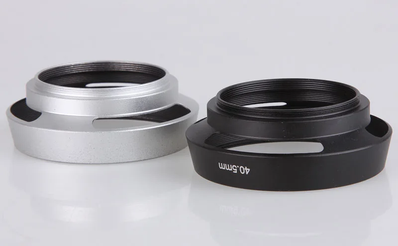 Lens Hood Metal Universal 43mm silver for Nikon