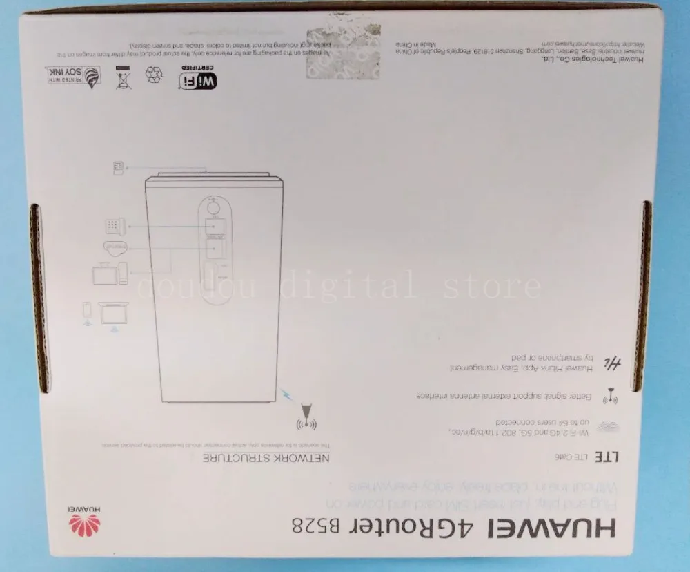 Открыл huawei B528 300Mbs LTE CPE Cube Беспроводной маршрутизатор с антенной B528s-23a 4 г Wi-Fi роутера cat 6 4 г точка pk E5180