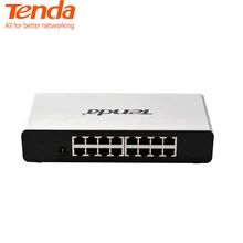 Tenda S16 16-Порты и разъёмы Настольный Ethernet-коммутатор, 10/100 Мбит/с Автоматическое согласование RJ45 Порты, Auto MDI/MDIX