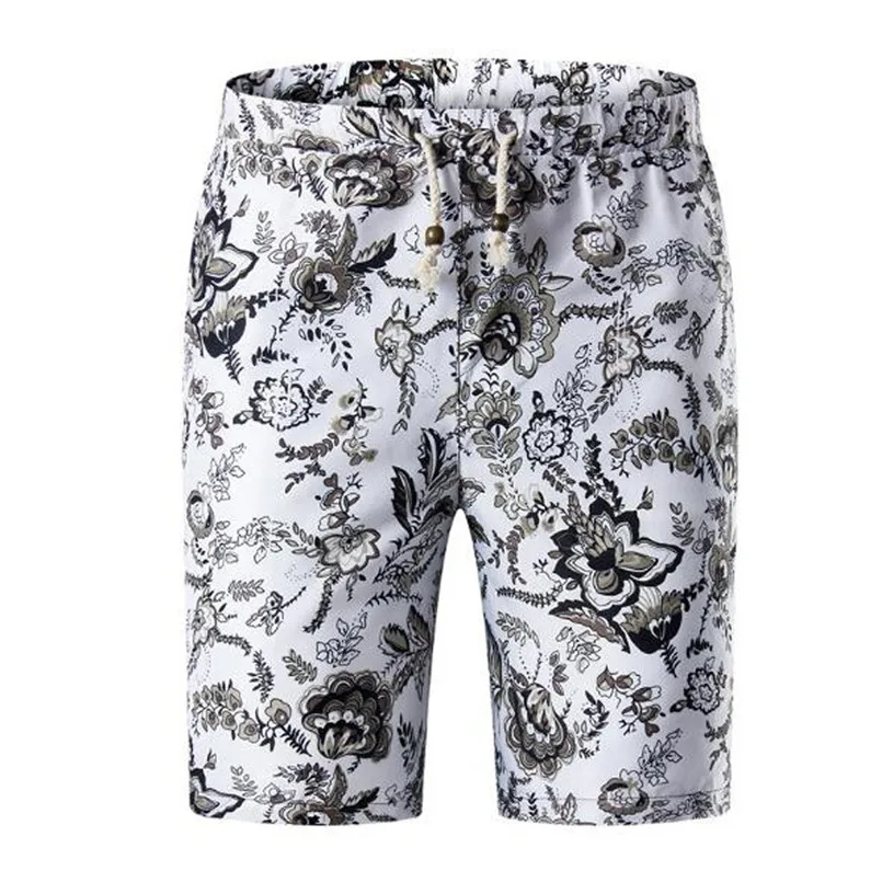New Fashion Men Summer Leisure Men Suit Casual Slim Stand Collar Printing Short Sets Casual Daily Brief Two Pieces Sets #4R10 (10)