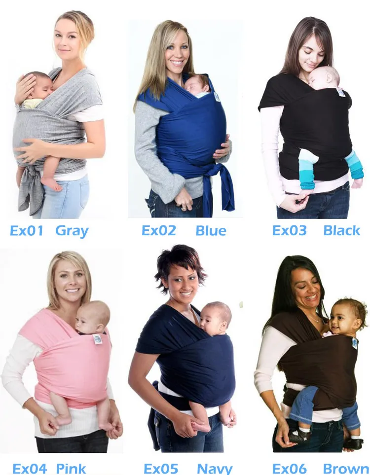 2016 Best Organic ergonomic Baby Carrier Adjustable Newborn Sling Multifunction Breathable Backpacks Wrap Rider Multicolor