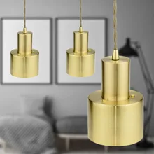 1 шт. светильник из латуни основание подвесной светильник Подвесная лампа Европейский ретро свет аксессуар для столовой Бар гостиная