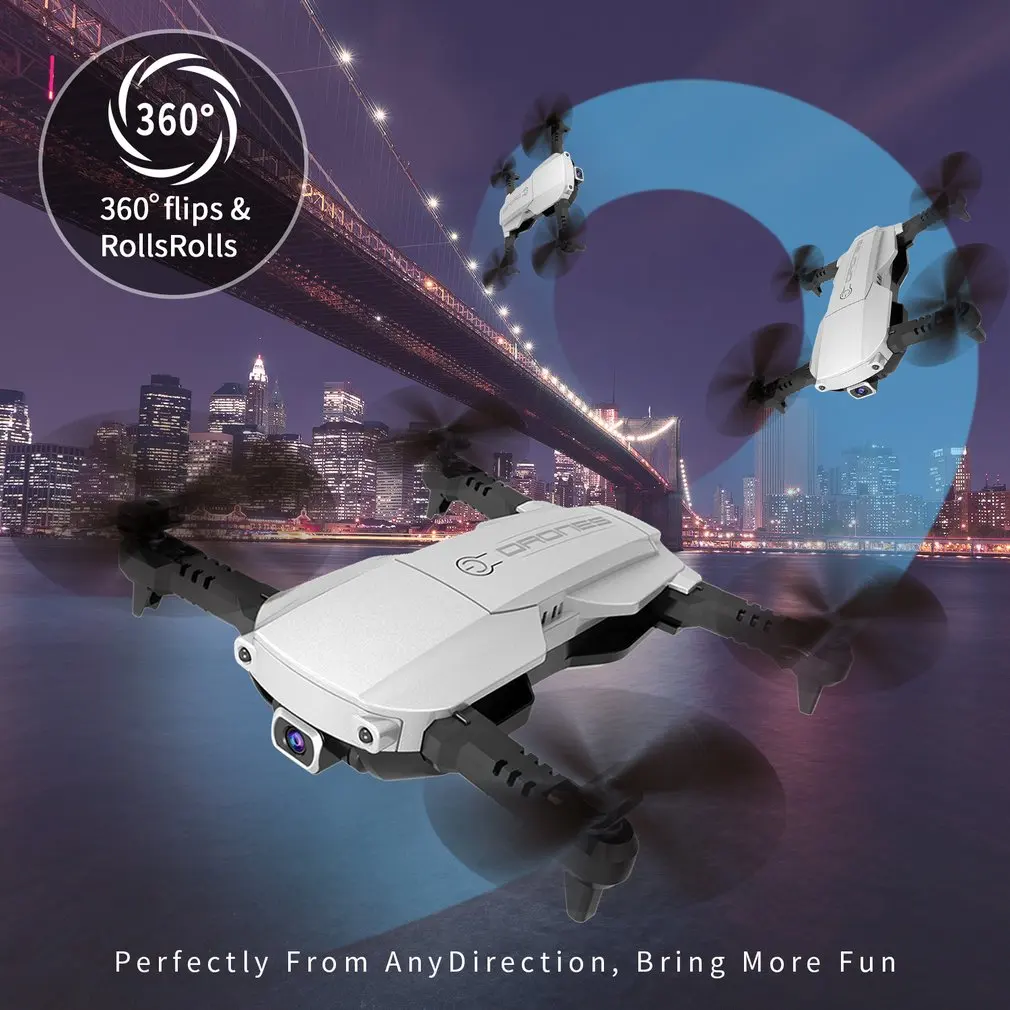 LANSENXI-NVO Дрон 4K камера Дрон складной 2,4 ГГц WiFi FPV RC вертолет дроны в режиме реального времени Трансмиссия игрушка с 3 батареями Дрон
