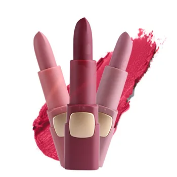 

18 Colors Sexy Matte Lipstick Easy to Wear Lipstick Long Lasting Waterproof Nude Lip Makeup Comestic Tools