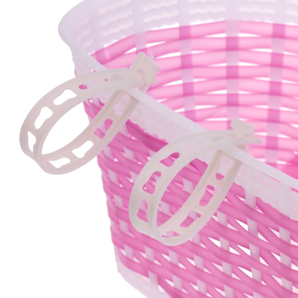 Bike Front Basket Bicycle Cycle Shopping Stabilizers Child Kids Girls + Bell