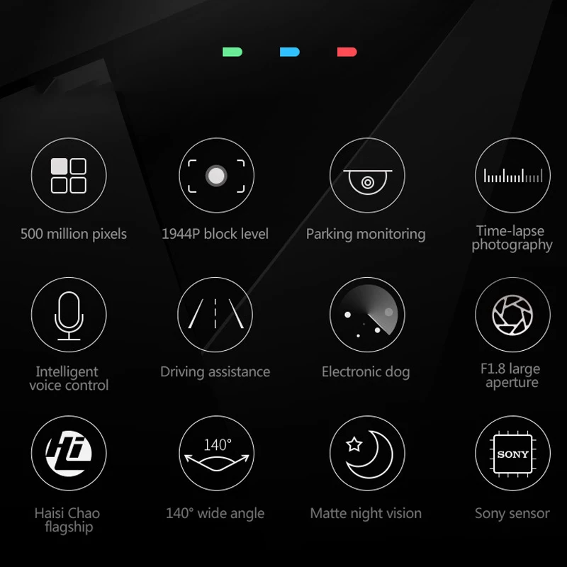 Cena XiaoMi 70mai kamera na deskę rozdzielczą Pro smart Car 1994P HD nagrywanie wideo z funkcją WIFI kamera tylna 140FOV Night Vision moduł gps