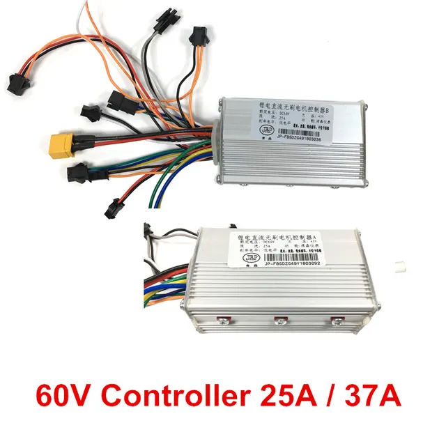 JP 60 V 25A 37A Электрический контроллер для мотороллера электрическая плата для 60 V двойной электроскутер usefor FLJ скутер