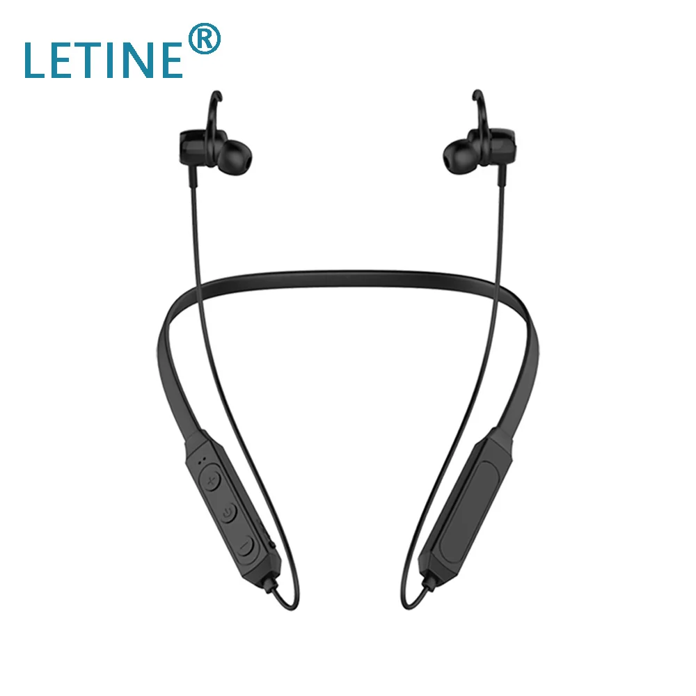 Смарт наушники LETINE беспроводные импортированные Bluetooth 4 2 эргономичные с шейным