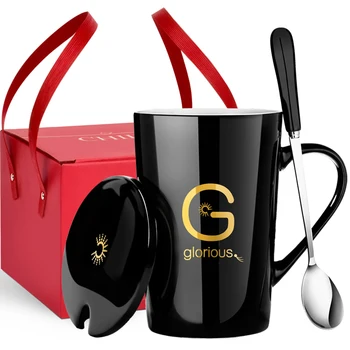 

Large Mrs Mug Violin Mugs Creative Vintage With Spoon Black Big Cute Coffe Cup With Lid Custom Tazas Funny Cups And Cups 7B019