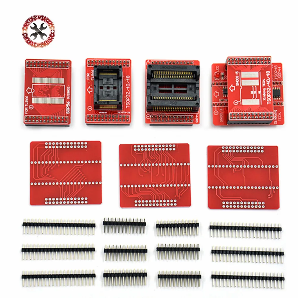 

100% Original TSOP32 TSOP40 TSOP48 SOP44 SOP56 adapter Sockets for MiniPro TL866II Plus TL866A TL866CS Universal Programmer