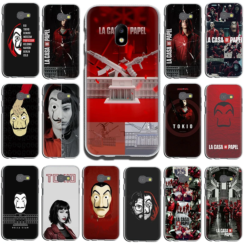 La Casa de Papel жесткий чехол для телефона Samsung GaLaxy J6 J7 J1 J2 J3 J5 2015 2016 2017 Prime|Бамперы| |