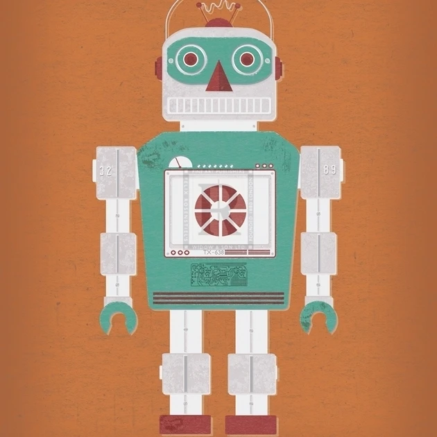 Robotik III Poster Print by Tom Frazier (8 x 10)