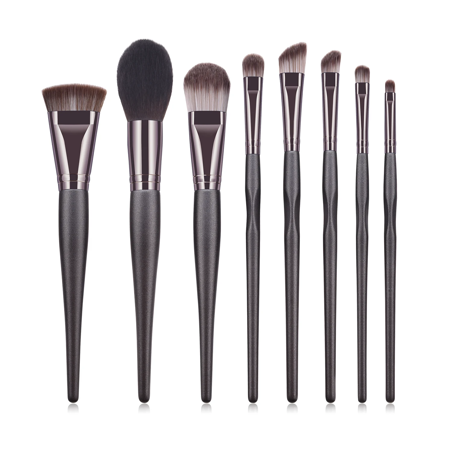 

BANXEER Makeup Brush Set 8pcs Eye Brushes Set Make up Tool Kit For Eyes Eye Liner Shader natural-synthetic hair