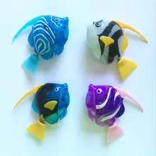 Robot electrónico de buceo de plástico para niños, iluminación LED de decoración acuática, juguete de baño para mascotas, productos para el hogar, 1 Uds.