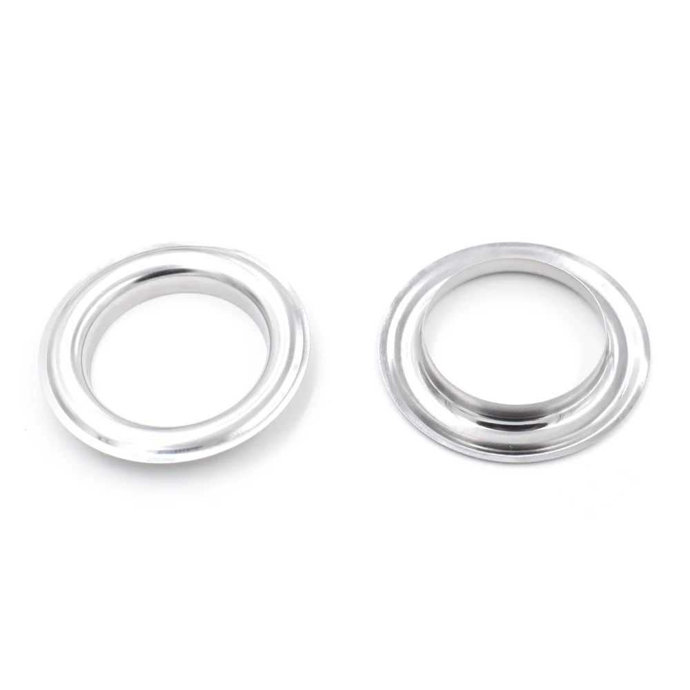 10 Sets 40 MM Metal Curtain Eyelets Sewing Silvery Buttons Patches Bags Accessories Clothes King Rivets Buckle eyelet grommet ring metal eyelet buttons