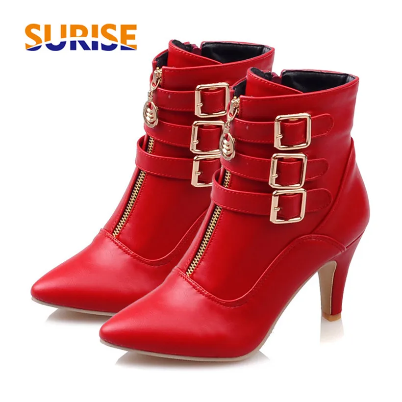 spike heeled boots