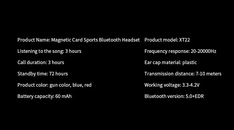 XT22 спортивные Беспроводной Bluetooth наушники магнитного притяжения гарнитура 3D стерео Бас Водонепроницаемый спортивные наушники с микрофоном TF карты