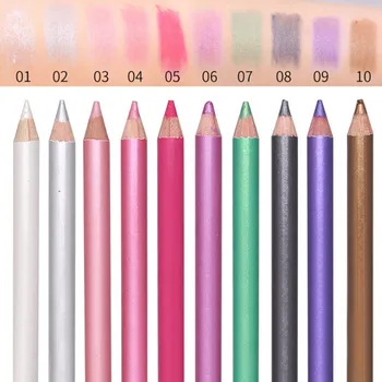 

1PC Multi-functional Waterproof Eyeliner Pencils Makeup Natural Eyeshadow Pen Long Lasting Gel Pigment Colorful Eye Liner