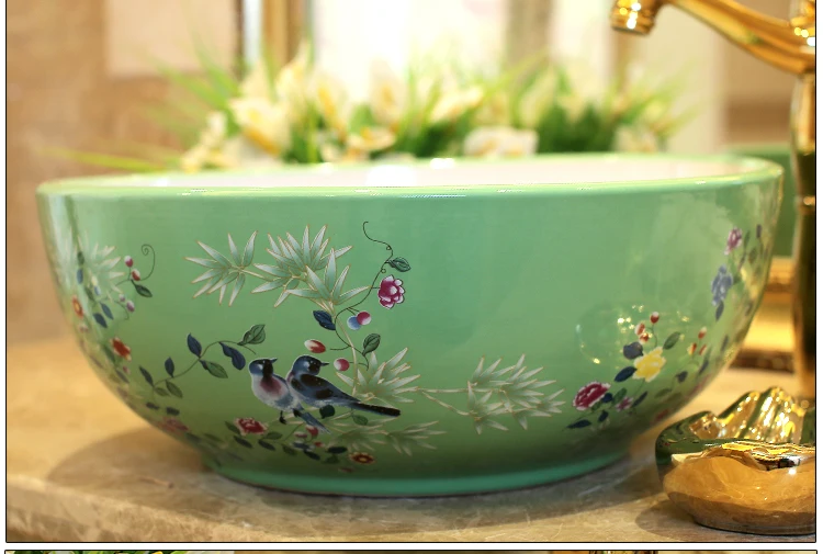 Porcelain wash basin sink ceramic basin sink Counter Top Wash Basin bathroom ceramic artistic bathroom sinks (1)