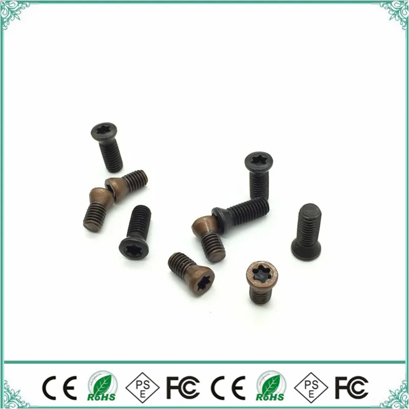 

100pcs M2 M2.2,M2.5,M3,M3.5,M4,M5 CNC Tool Screw, Insert Torx Screw CNC Bar Replaces Carbide Inserts CNC Lathe
