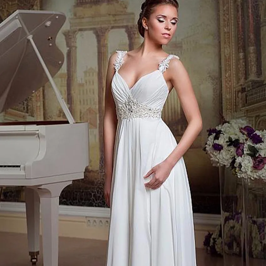 Simple-Backless-A-Line-Cheap-Beach-Wedding-Dress-2016-Lace-Wedding-Gown-Under-100-Bride-Robe (2)