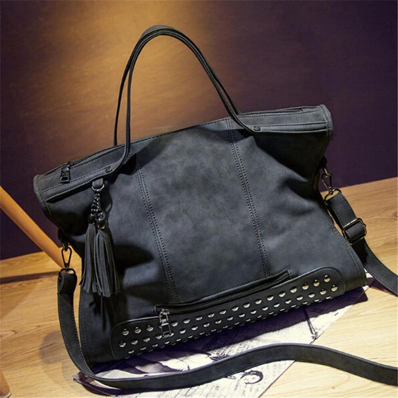 Женская сумка из искусственной кожи на молнии, сумка через плечо, повседневная сумка-тоут, сумка-мессенджер для женщин, скраб сумочки