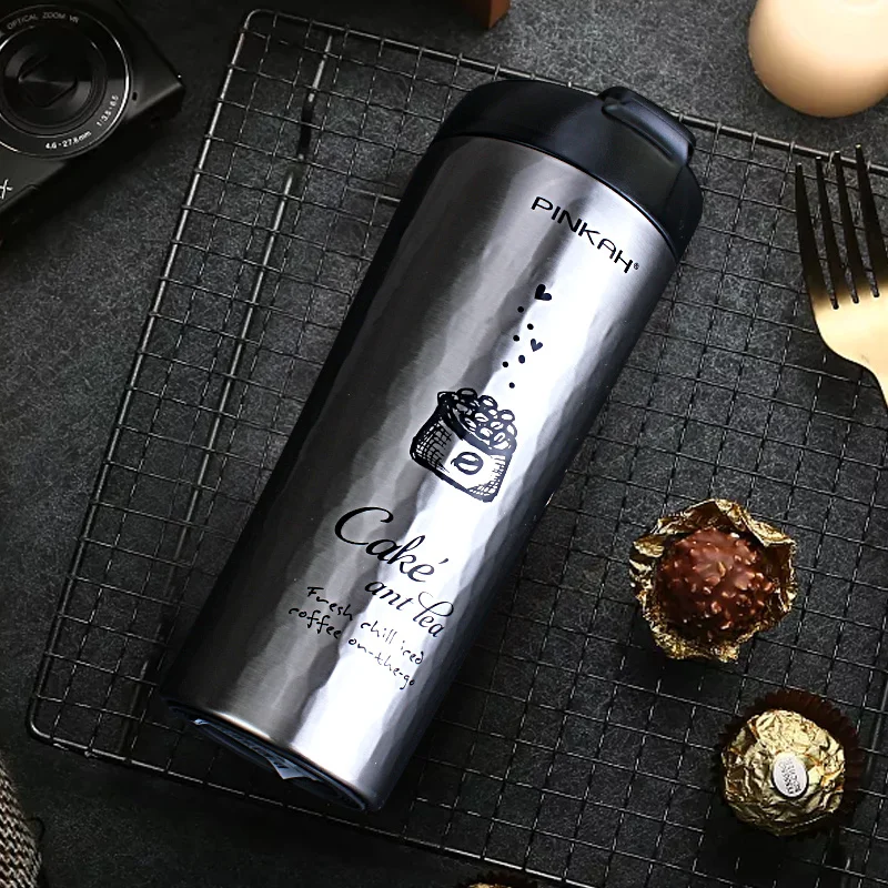 

Pinkah Portable Stainless Steel Car Thermo Coffee Mugs Outdoor Water Bottle Travel Mug Vacuum Flasks Tea milk mugs
