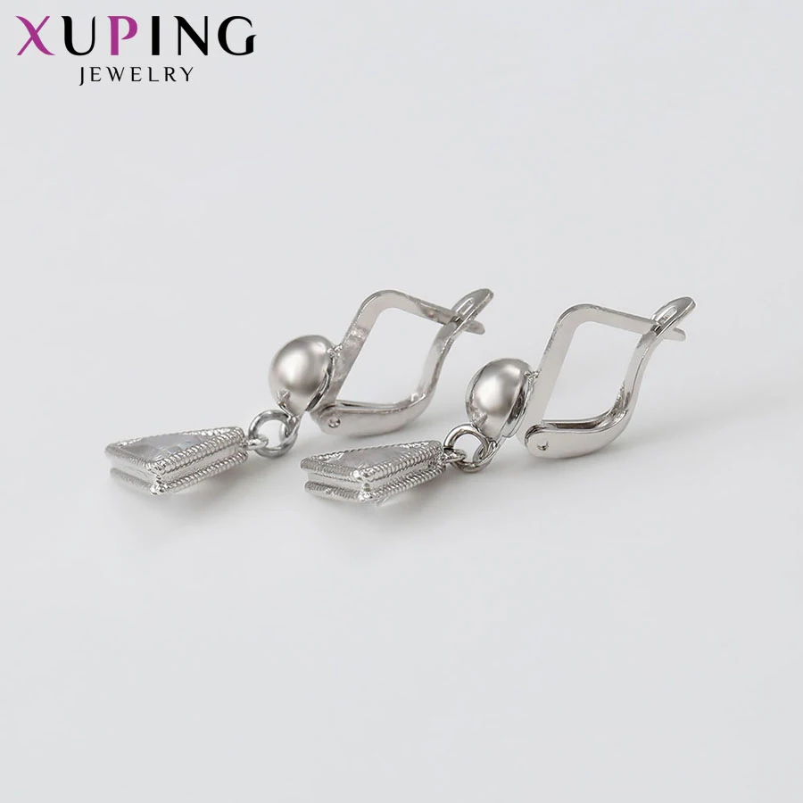 Xuping модные роскошные Шарм fit темперамент дамы длинные серьги ювелирные изделия с синтетическим CZ для женщин семья подарки S138.1-97842