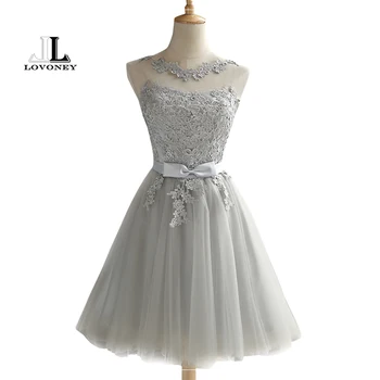 LOVONEY CH604 Short Prom Dresses 2017 Sexy Party Dresses