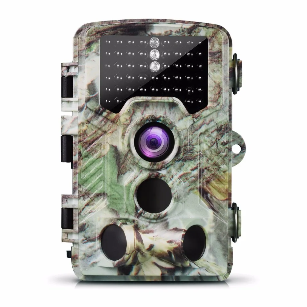 

Trail Camera 16MP 1080P 0.6S HD With Time Lapse 120 Wide Angle 65ft Infrared Night Vision 46pcs IR LED 2.4 LCD Scouting Camera