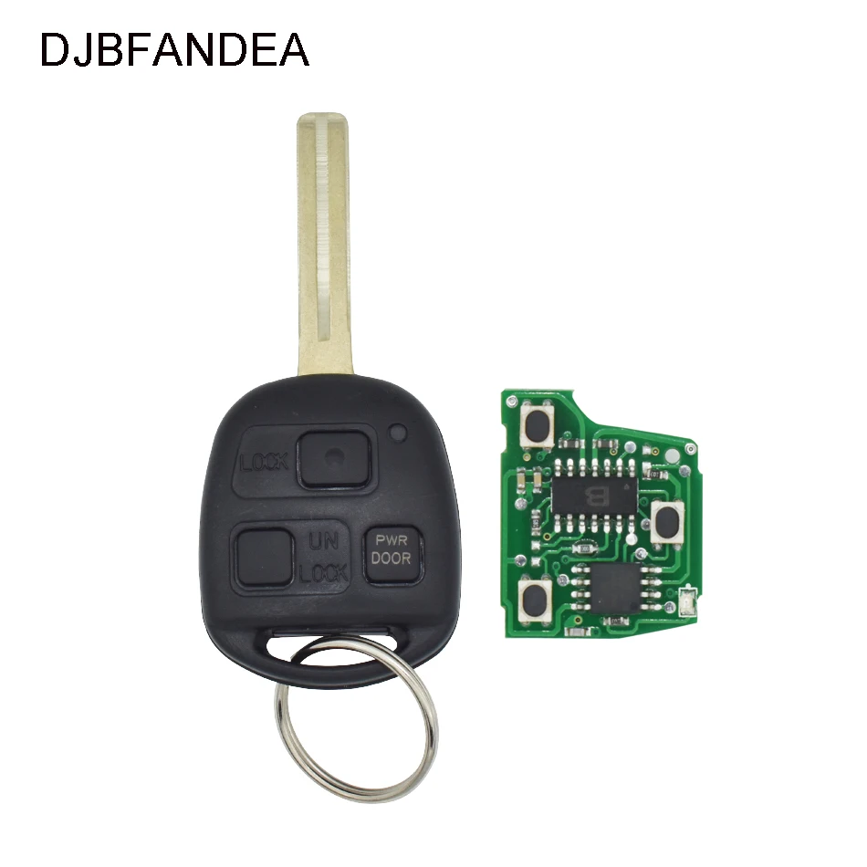 DJBFANDEA 3 кнопки Автомобильный Дистанционный ключ для Lexus RX330 2004 2005 2006 RX350 2007 2008 2009