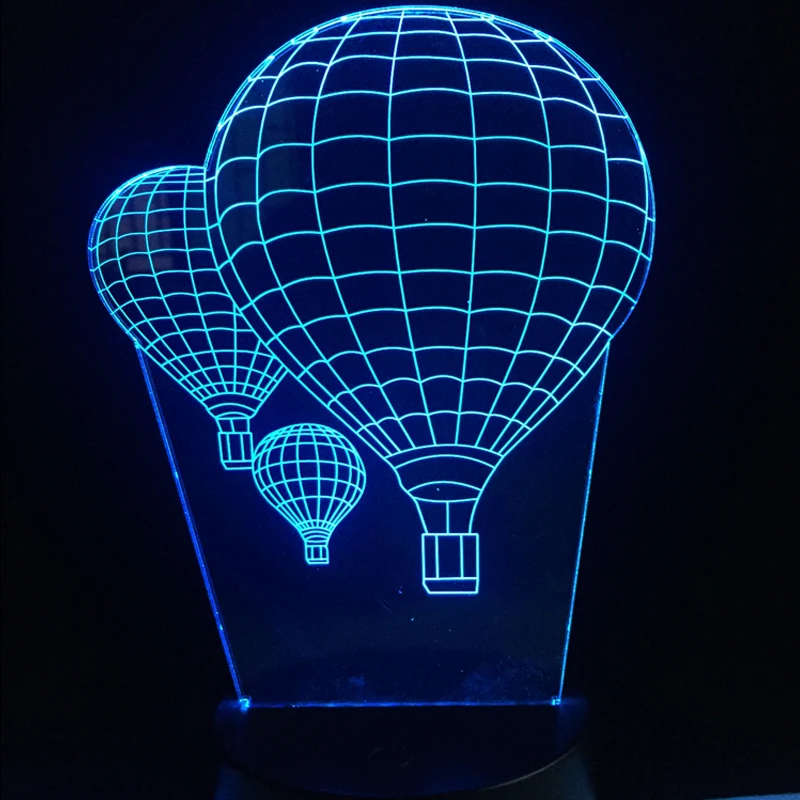 Лампа GAOPIN 3D в форме воздушного шара светодиодсветодиодный Настольная лампа с USB