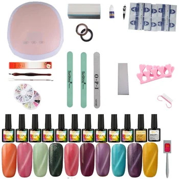 

Uv Led Nail Lamp Gel Polish Set Choose Colors For Varnish Electric Drill Manicure Machine Tools Kit