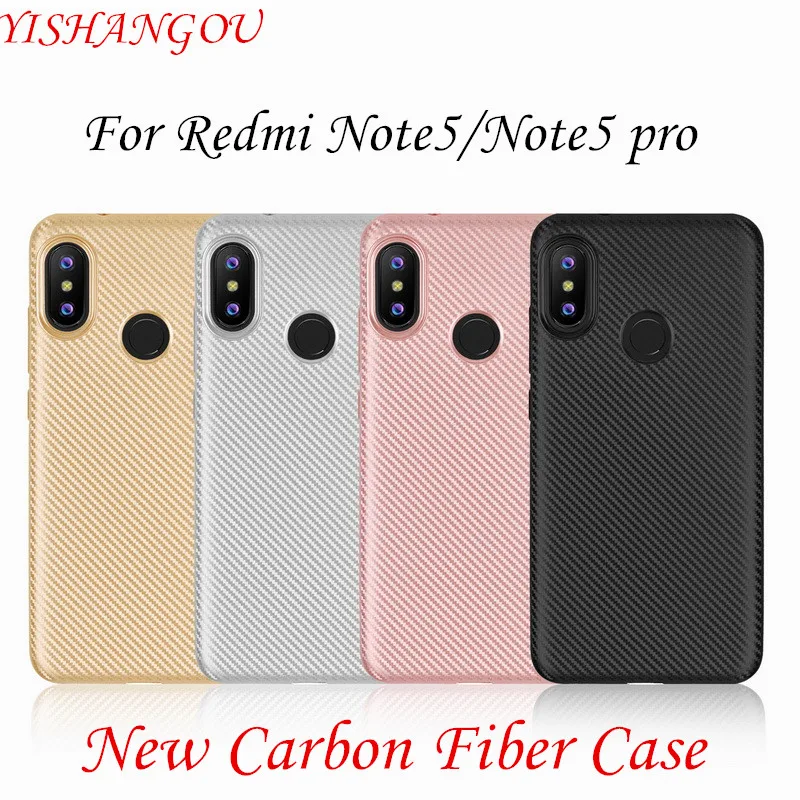 

Luxury Carbon Fiber Phone Case For Xiaomi Redmi Note 5 Pro 6 Glossy Tire Soft Silicon Shockproof Cover For Redmi S2 Y2 6A 6 Pro