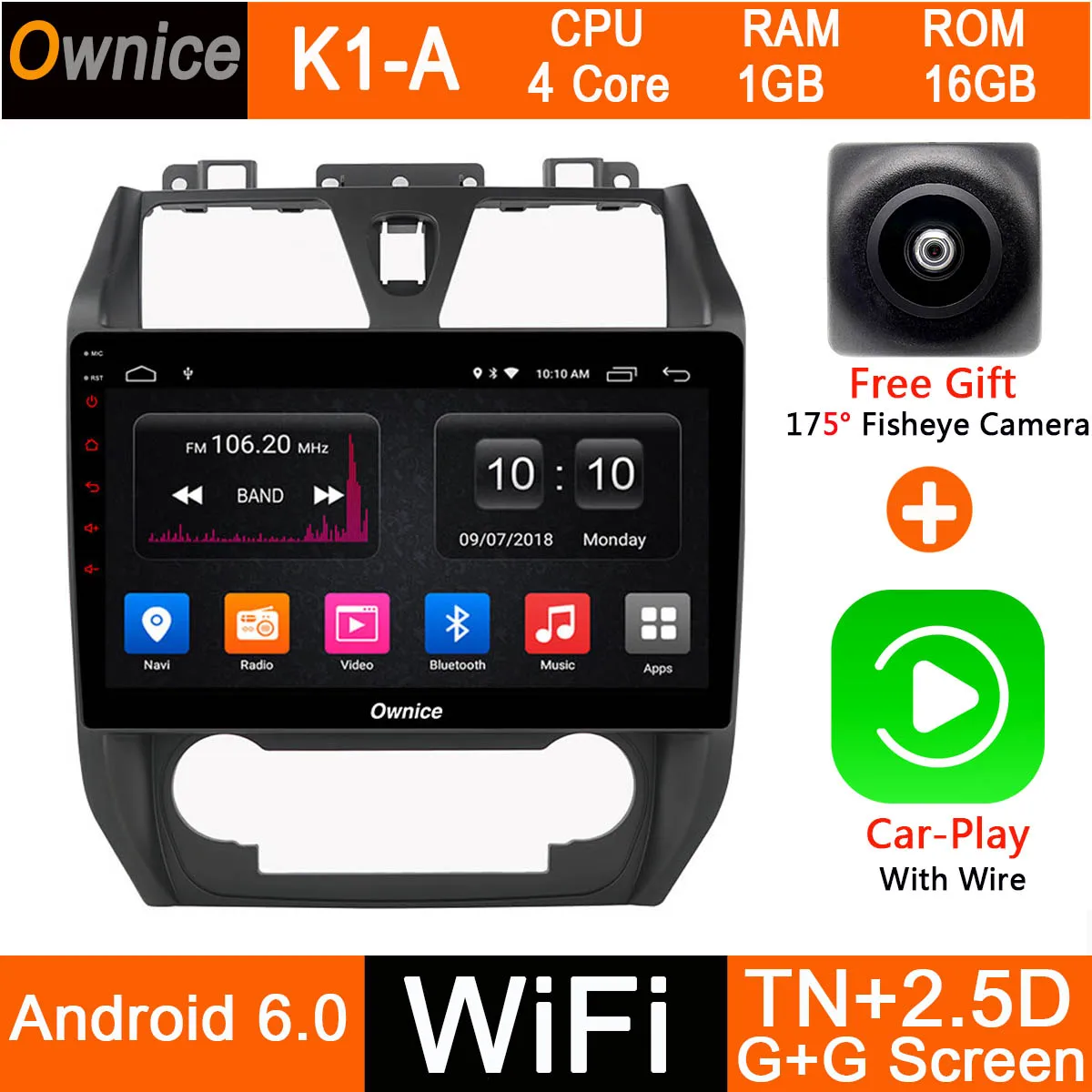Ips 10,1 8 ядерный 4G+ 32G Android 9,0 автомобильный DVD Радио gps мультимедийный видео плеер для Geely Emgrand EC7 EC715 EC7-RV EC718 CarPlay DSP - Цвет: K1-A-CarPlay