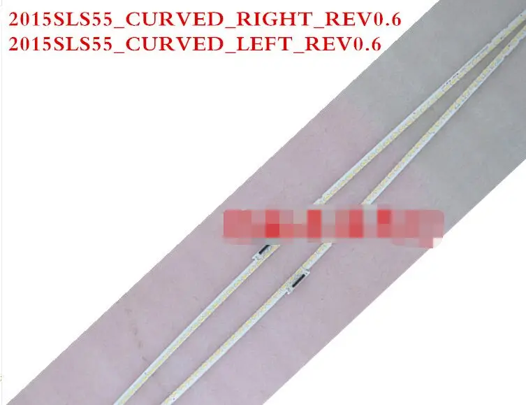 

original New 2 Pieces LED strip 2015SL55 CURVED Right LEFT REV0.6 144 LEDs 1212mm for L55C1-SCUD LTA550FN01 LJ97-05377A