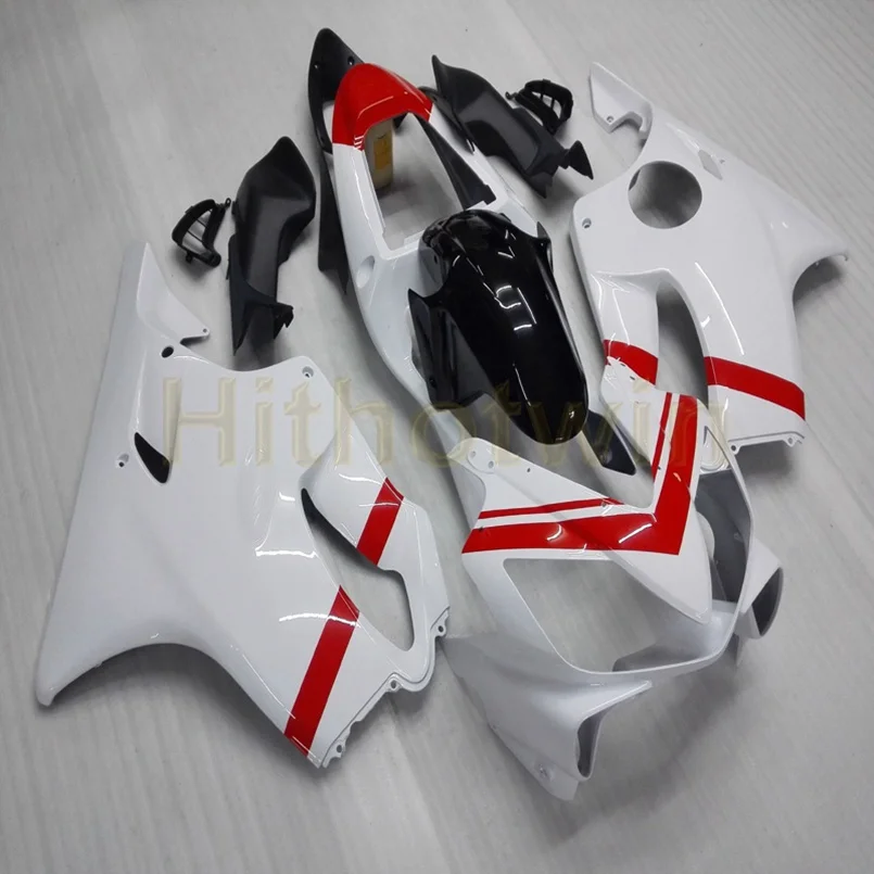 T Капот мотоцикла на заказ для Honda 01-03 CBR600F4i 2001 2002 2003 обтекатель двигателя+ винты+ литьевая форма желтого пламени - Цвет: T